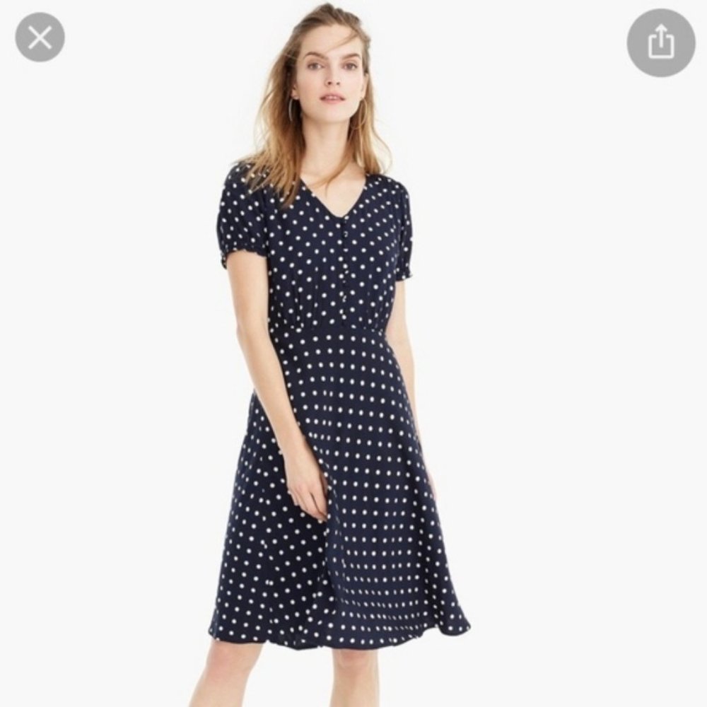 J. Crew Polka Dot Dress